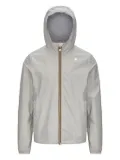 K-Way Jack logo-print hooded jacket - Grey