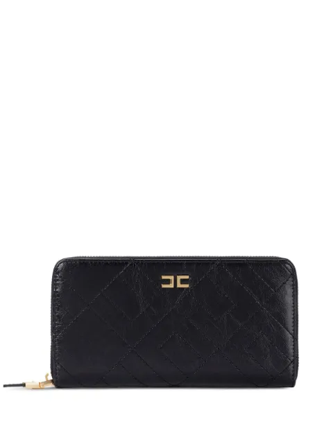 Elisabetta Franchi quilted zip-around wallet