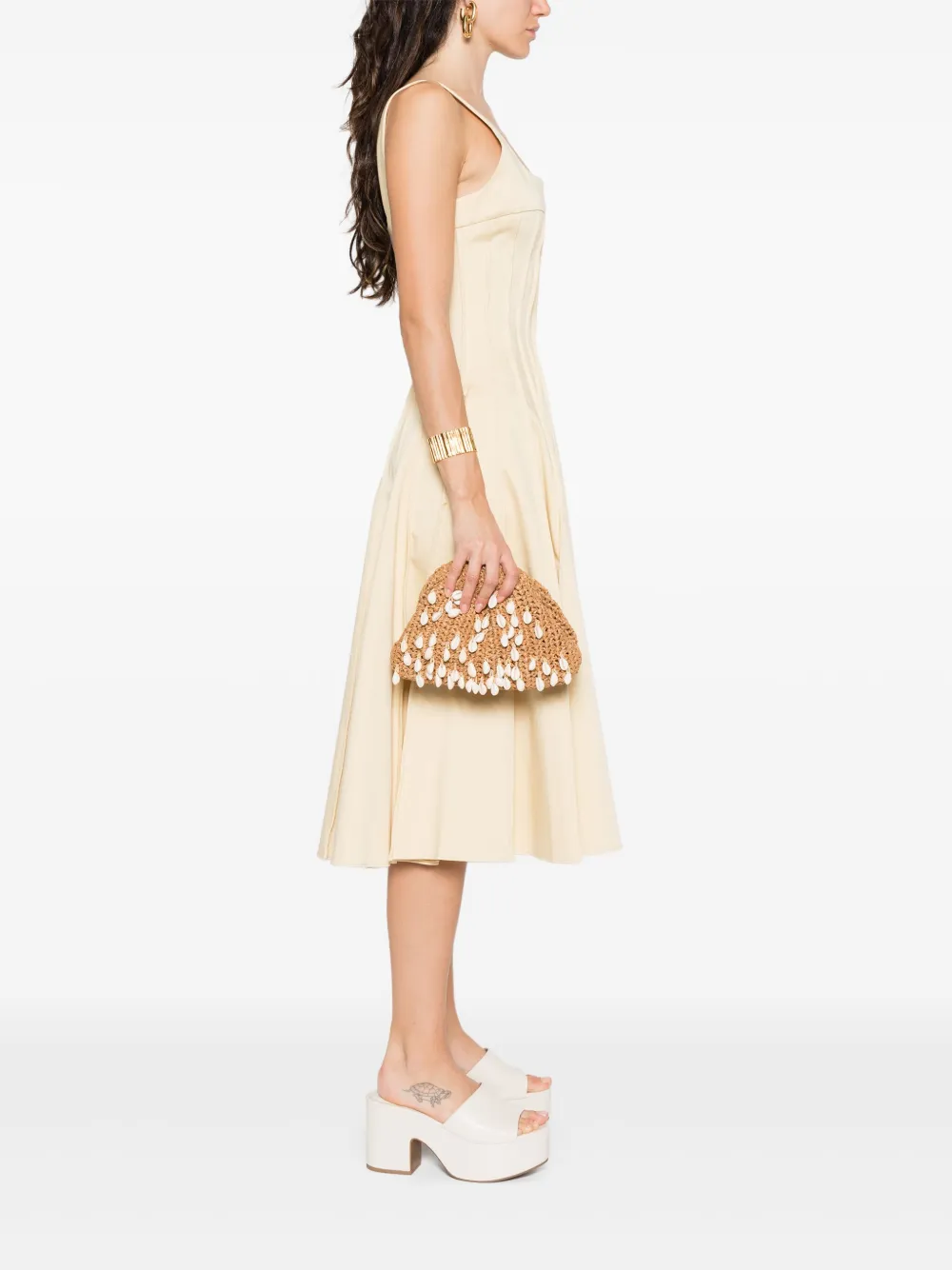 Maria La Rosa mimi shell-embellished clutch bag | Image 2