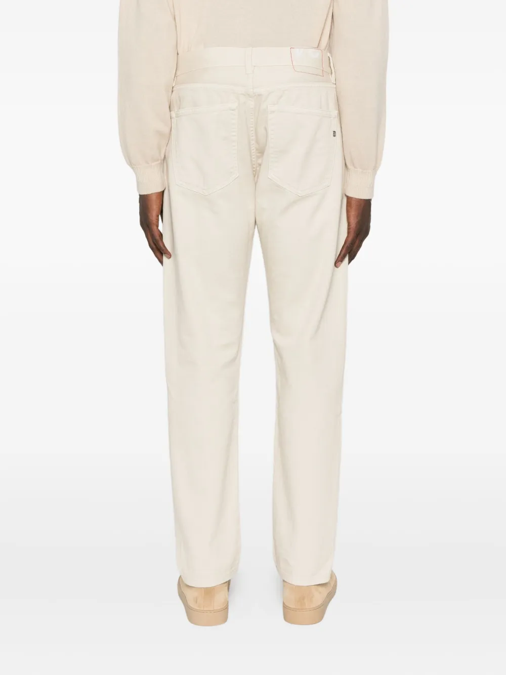 DONDUP Katoenen jeans met vijf zakken Beige
