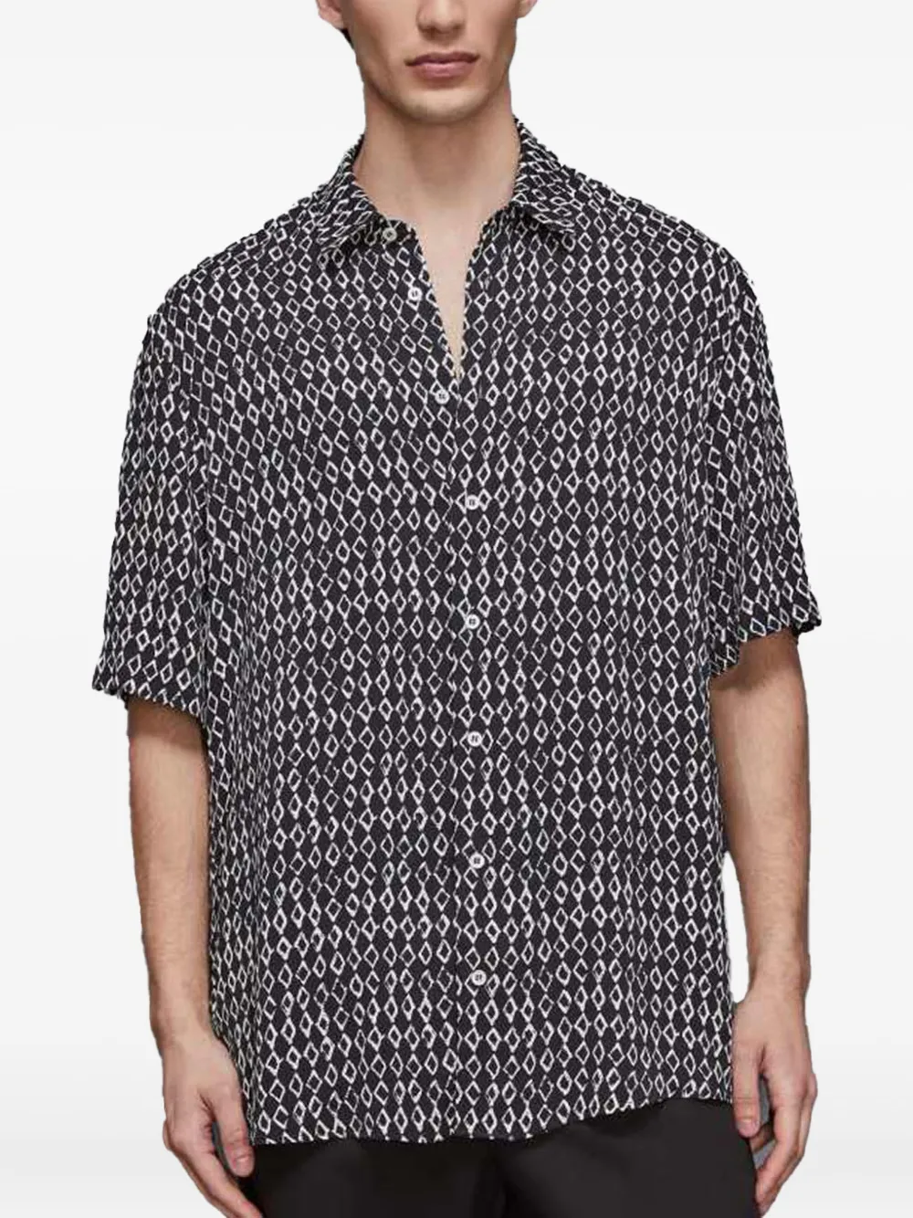 Patrizia Pepe diamond-print shirt | Image 2