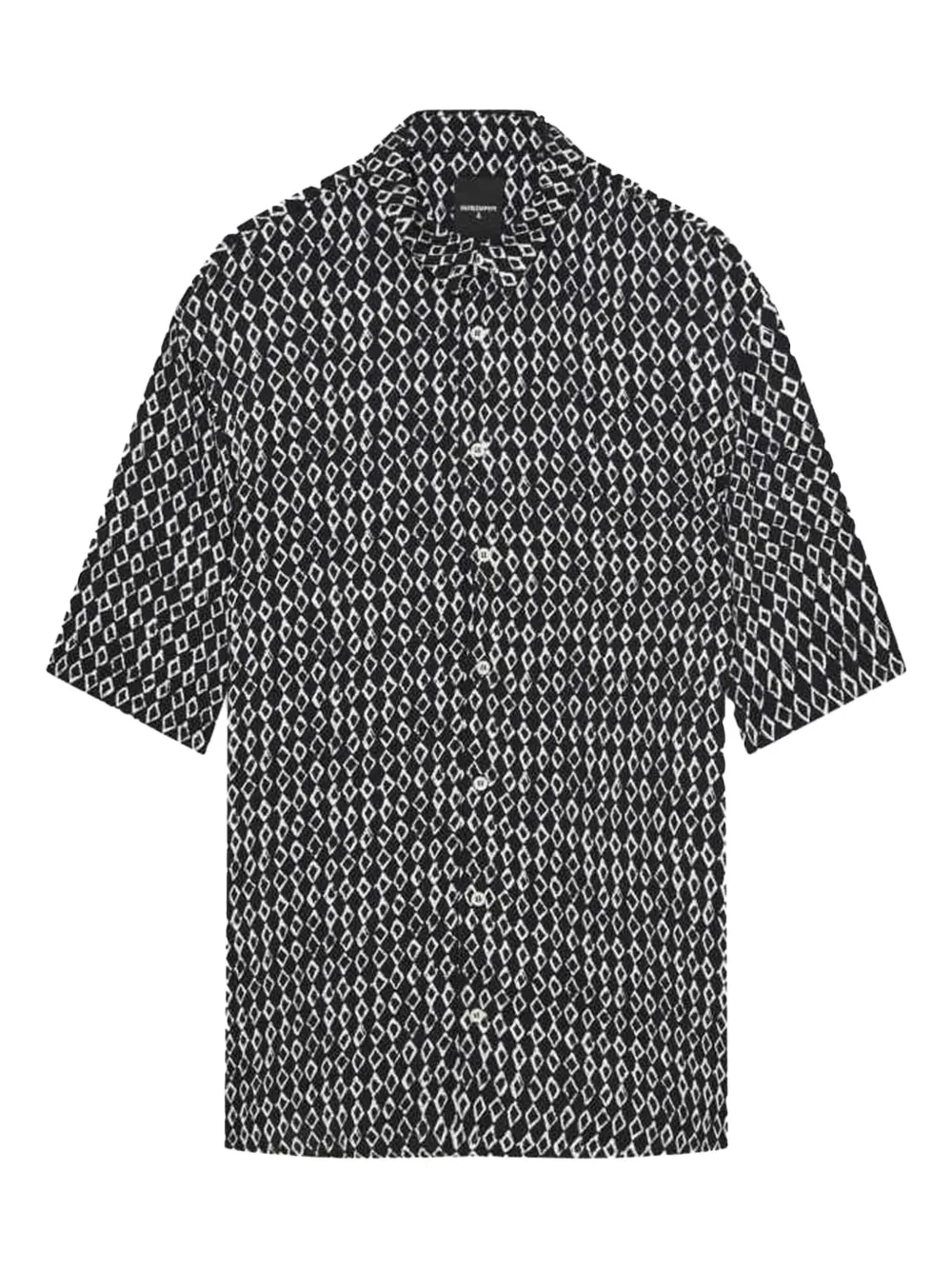 Patrizia Pepe diamond-print shirt | White | Image 1