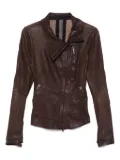 Isaac Sellam Experience Prudente Neo leather jacket - Brown