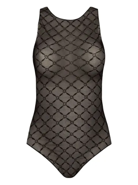 Elisabetta Franchi geometric-pattern bodysuit