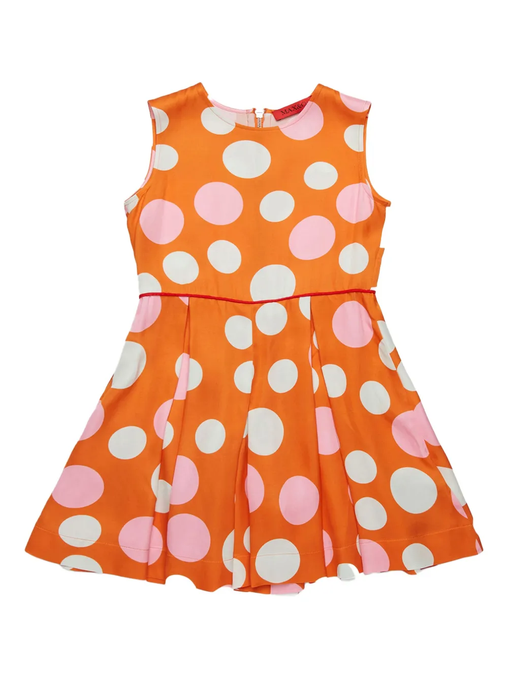 MAX&Co. Kids polka-dot sleeveless jumpsuit Oranje