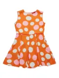 MAX&Co. Kids polka-dot sleeveless jumpsuit - Orange