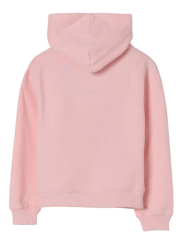 Moschino Kids Teddy Bear-print Logo Hoodie Pink FARFETCH GE