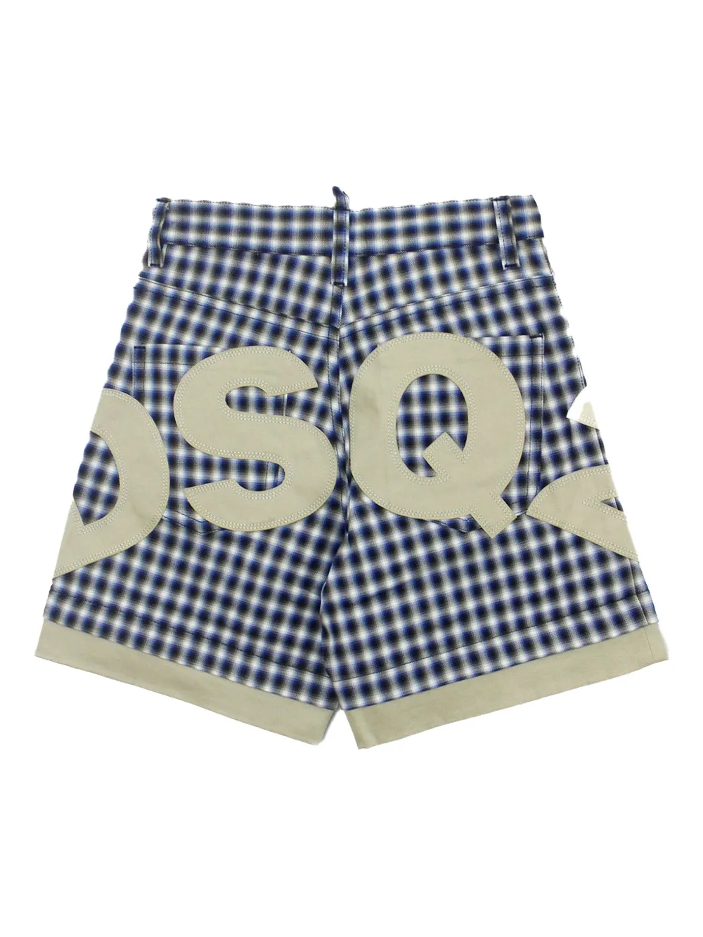 DSQUARED2 KIDS checked logo-patch shorts | Boys Casual Shorts | Image 2