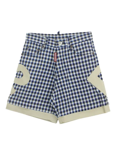 DSQUARED2 KIDS bermudas con parche del logo