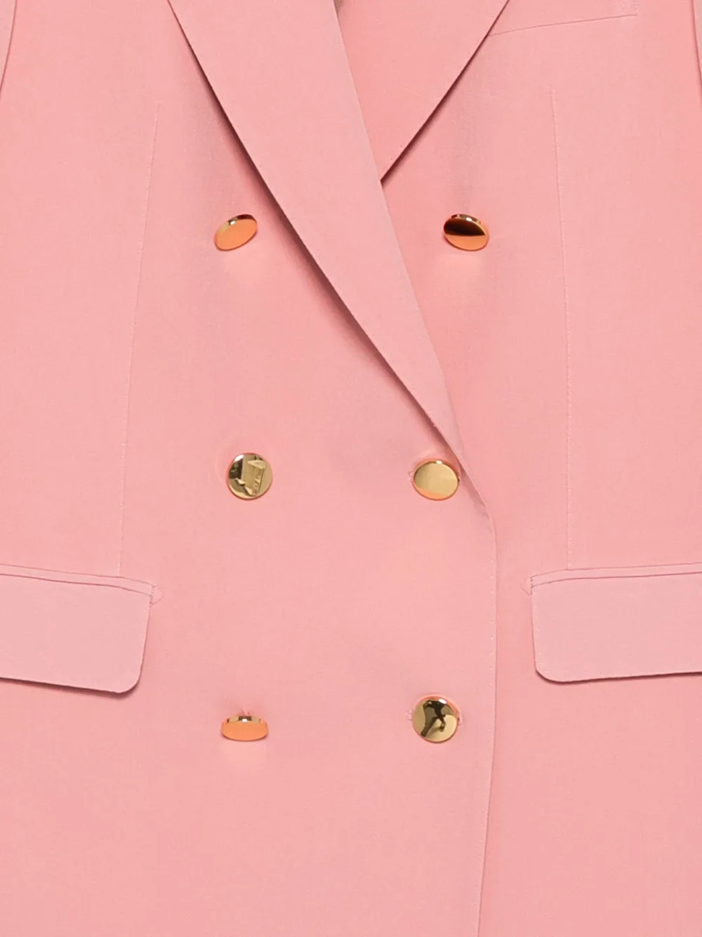 Tagliatore double-breasted gold-button dress Roze
