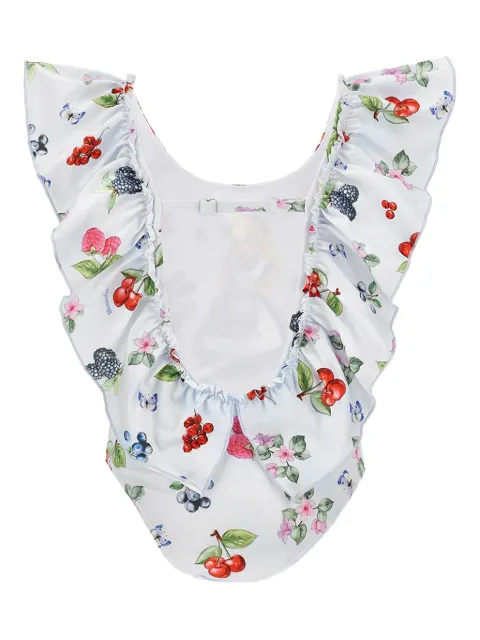 Monnalisa Alice ruffled swimsuit