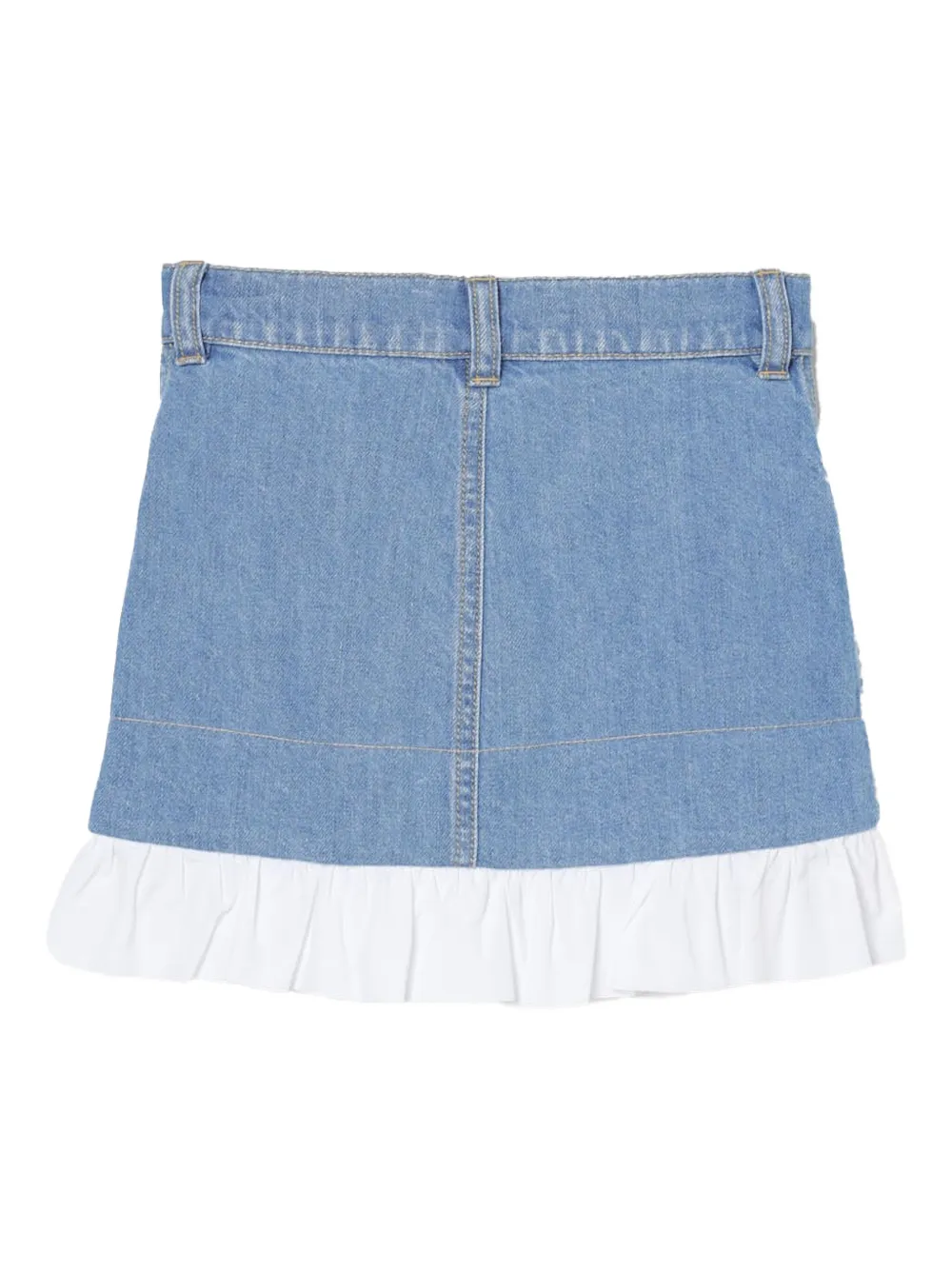 Elisabetta Franchi Kids Shirt met geborduurd logo Blauw