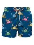 MC2 Saint Barth Kids crab-print swim shorts - Blue
