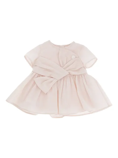Elisabetta Franchi Kids La Mia Bambina bow-detail short-sleeved dress