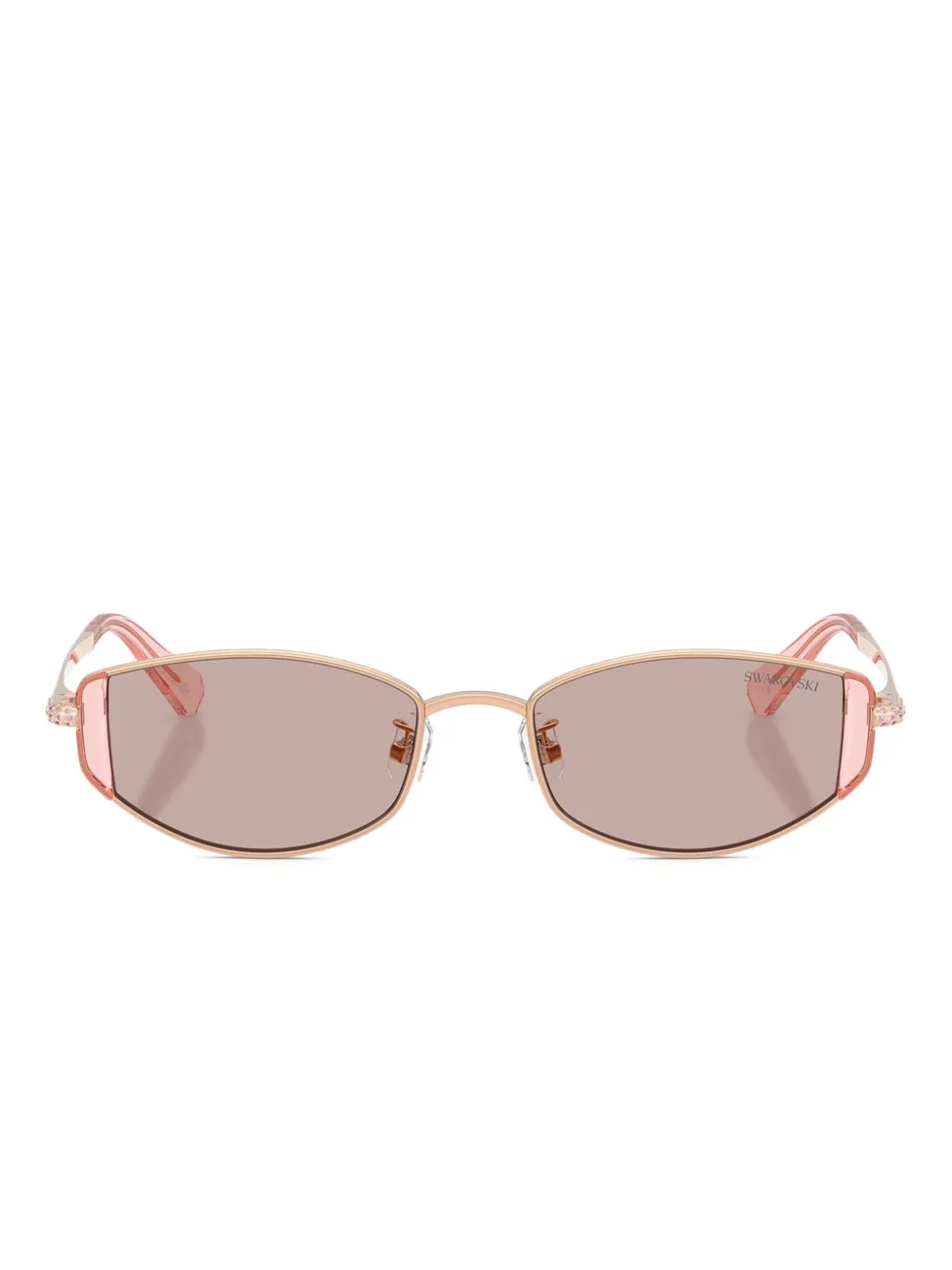 Swarovski Eyewear geometric-frame sunglasses · 53