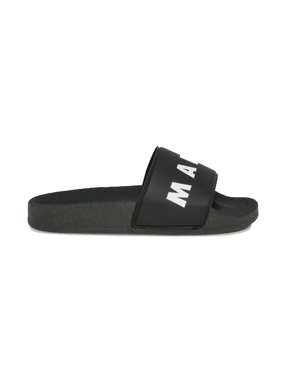 Marni Kids logo-band slides Black