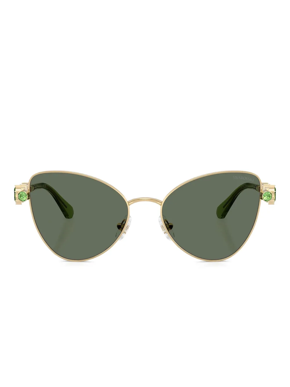 Swarovski Eyewear crystal-embellished cat-eye sunglasses · 56