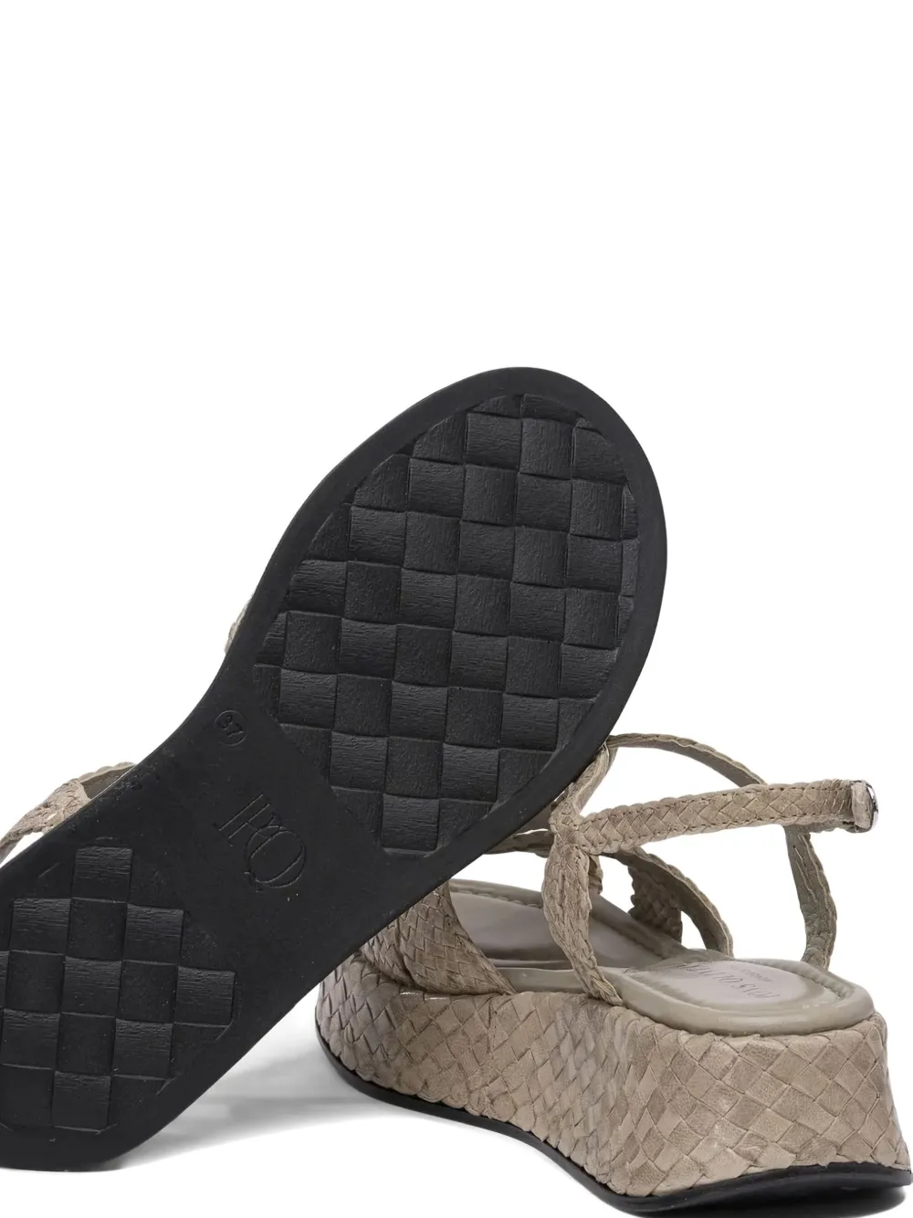 Toni Pons Sandalen met plateauzool Grijs
