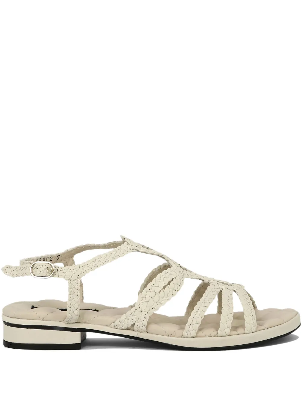 Toni Pons Braided-leather Sandals In Neutral