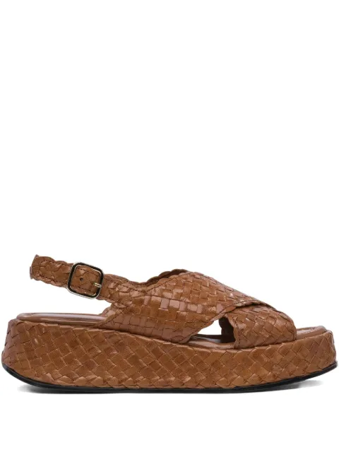 Toni Pons interwoven crossover-strap sandals