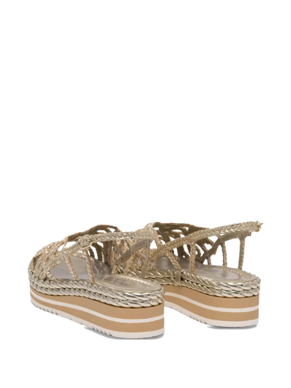 Toni Pons braided platform sandals Gold