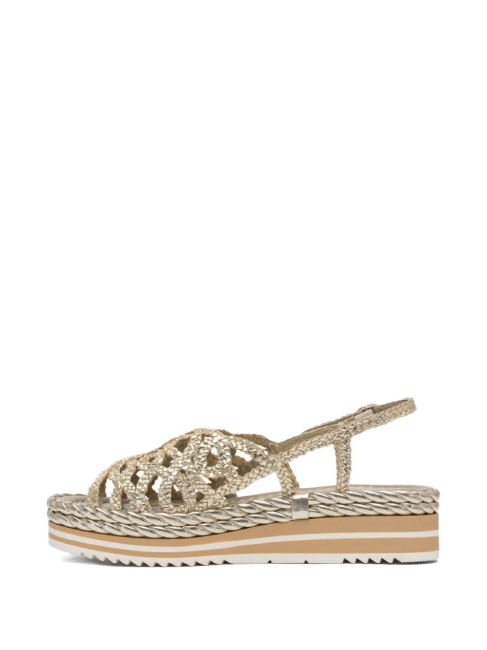Toni Pons braided platform sandals Gold