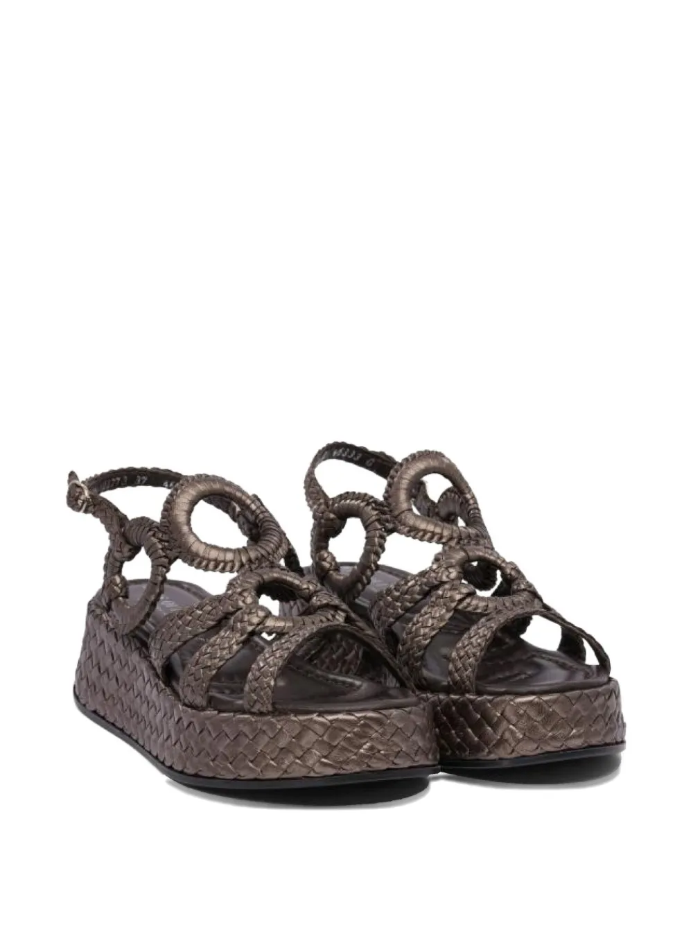 Toni Pons braided ring-detail sandals Brown