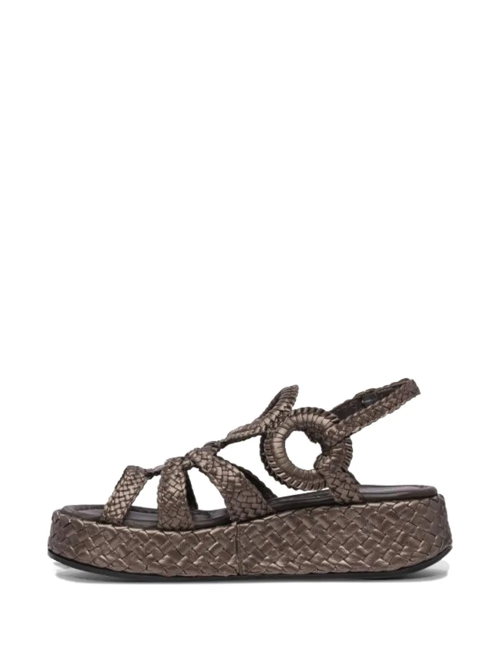Toni Pons braided ring-detail sandals Brown