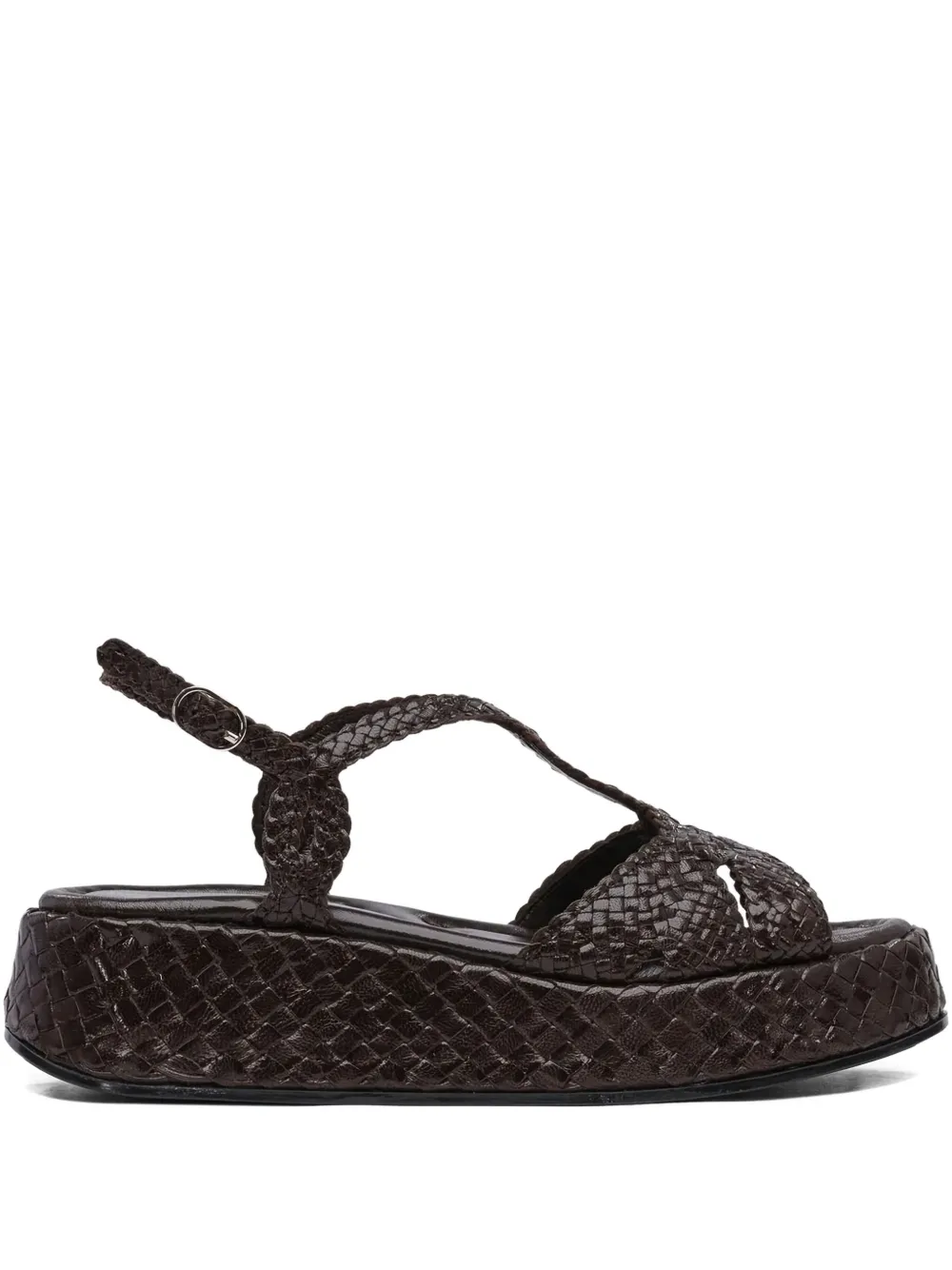 Toni Pons interwoven platform sandals | Brown | Image 1