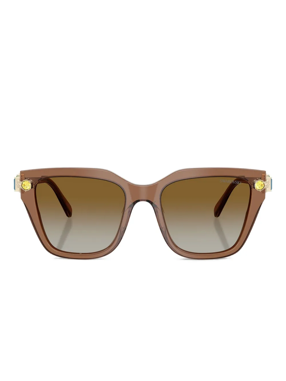Swarovski Eyewear crystal-embellished square-frame sunglasses · 53