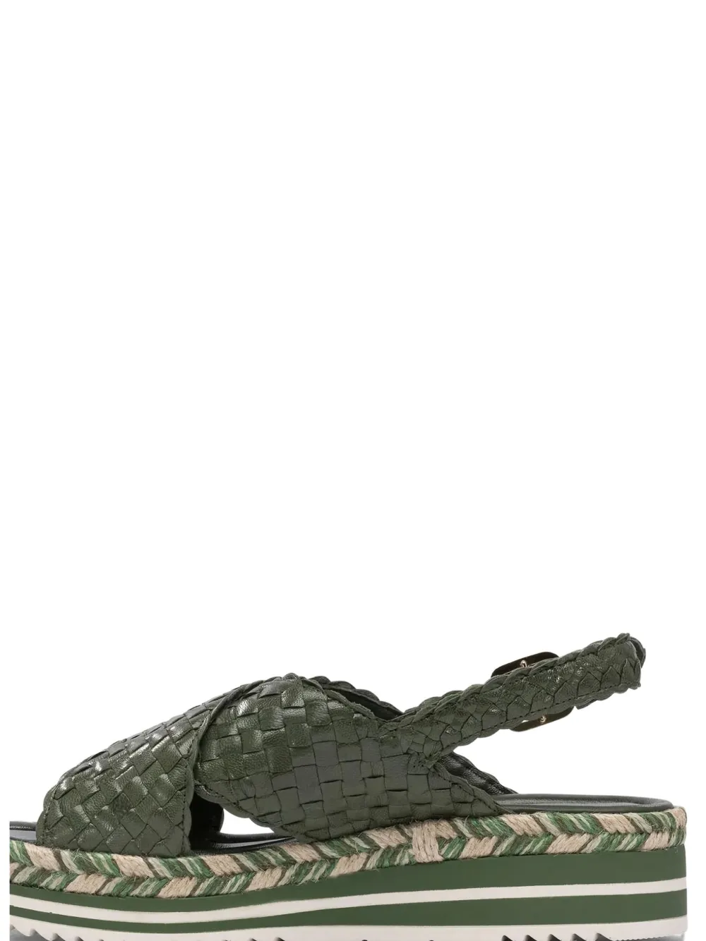 Toni Pons Forli Interwoven Slingback Sandals In Gray