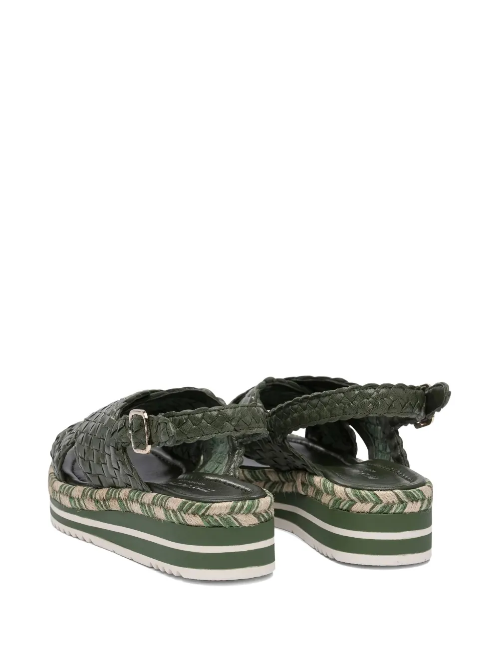 Toni Pons Forli interwoven slingback sandals Green