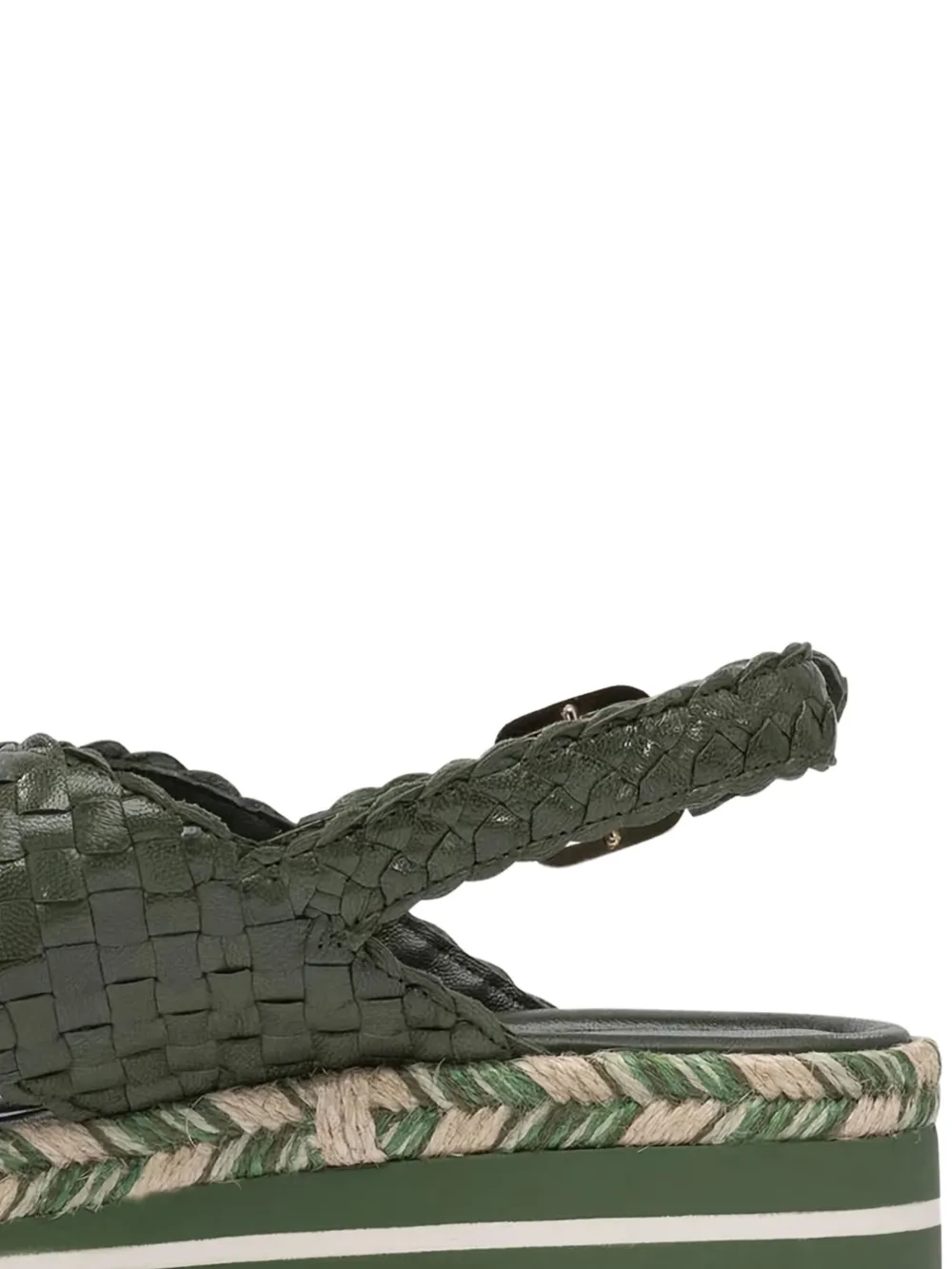 Toni Pons Forli interwoven slingback sandals Green