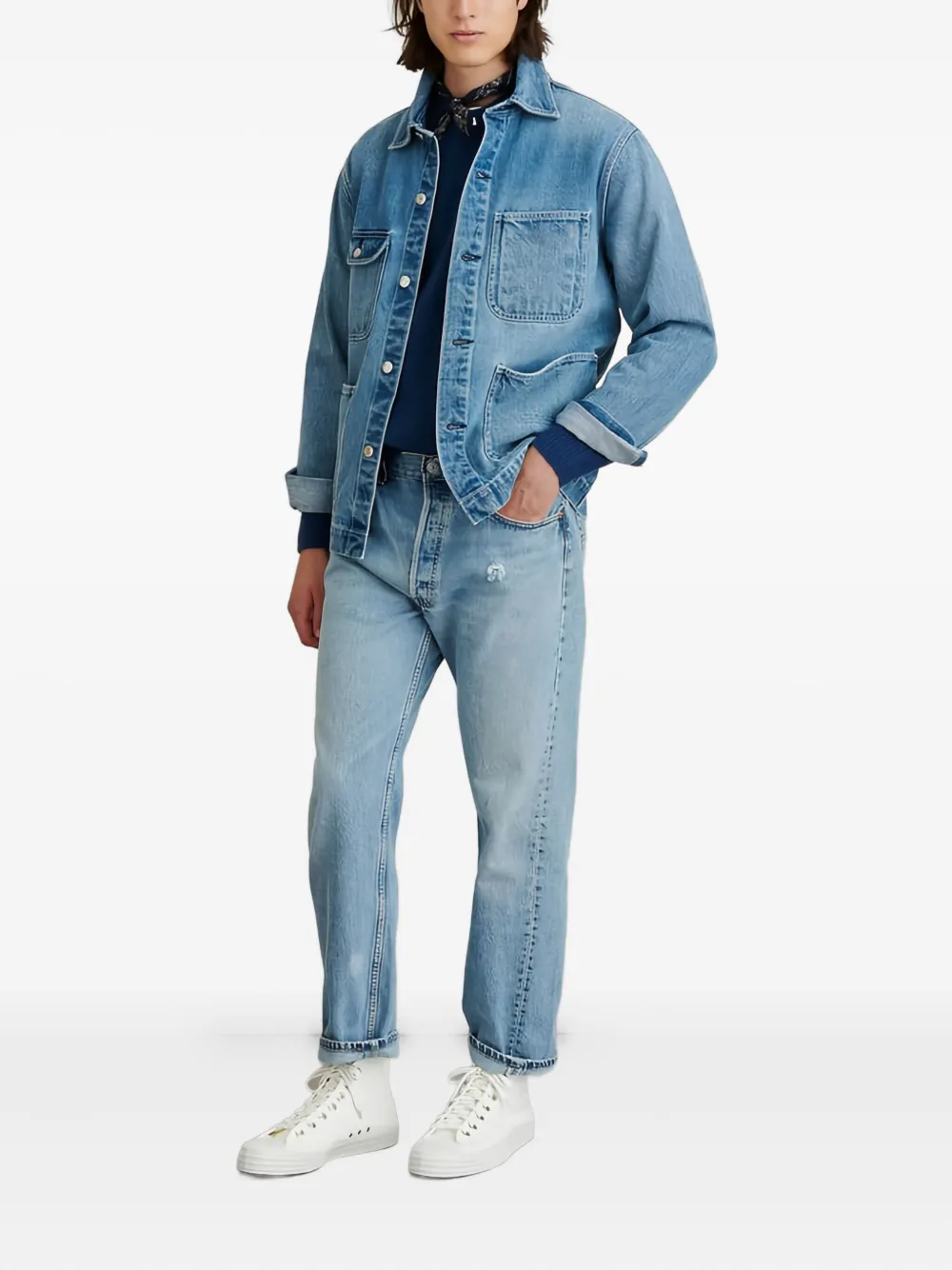 Alex Mill Work multiple-pocket denim jacket | Denim Jackets | Image 2