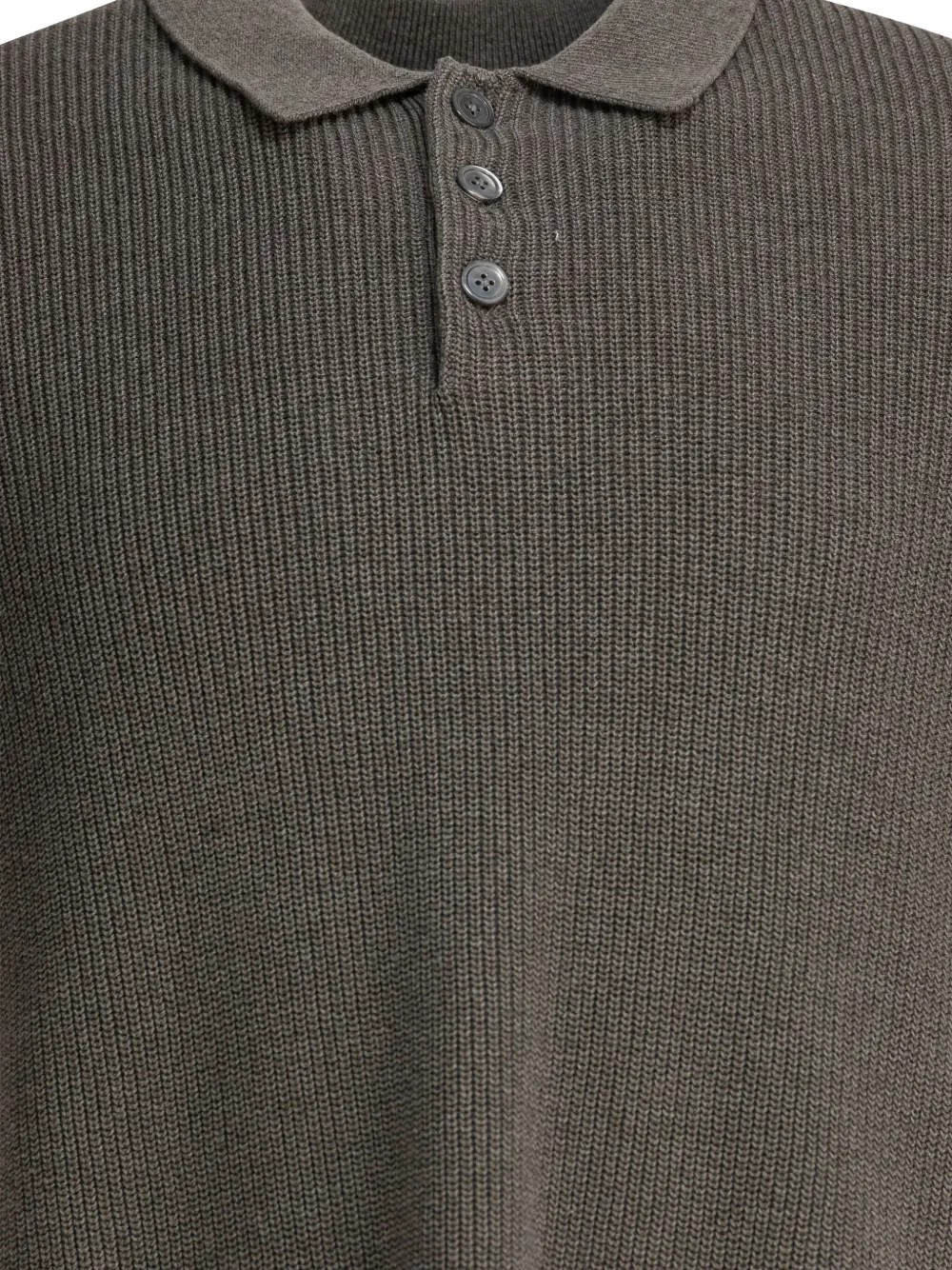 Alex Mill Geribbeld poloshirt van katoen-linnenblend Grijs