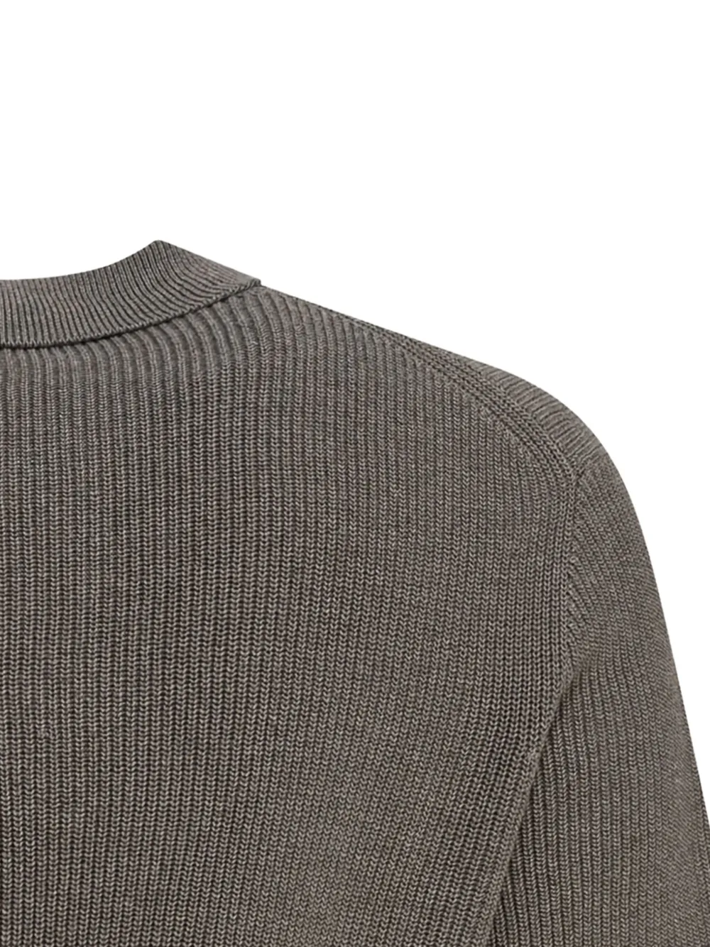Alex Mill Geribbeld poloshirt van katoen-linnenblend Grijs