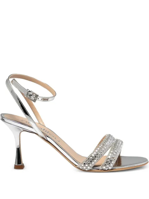 Ninalilou 70mm crystal-embellished ankle-strap sandals
