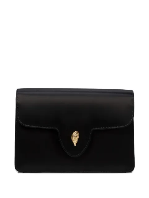 amato daniele shell-embellished satin clutch bag