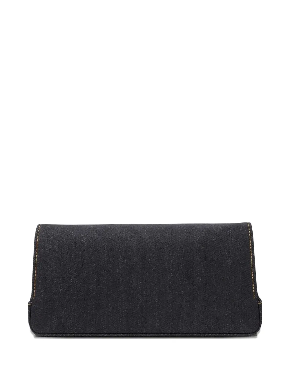 Amato Daniele Knot-detail Denim Shoulder Bag In Blue