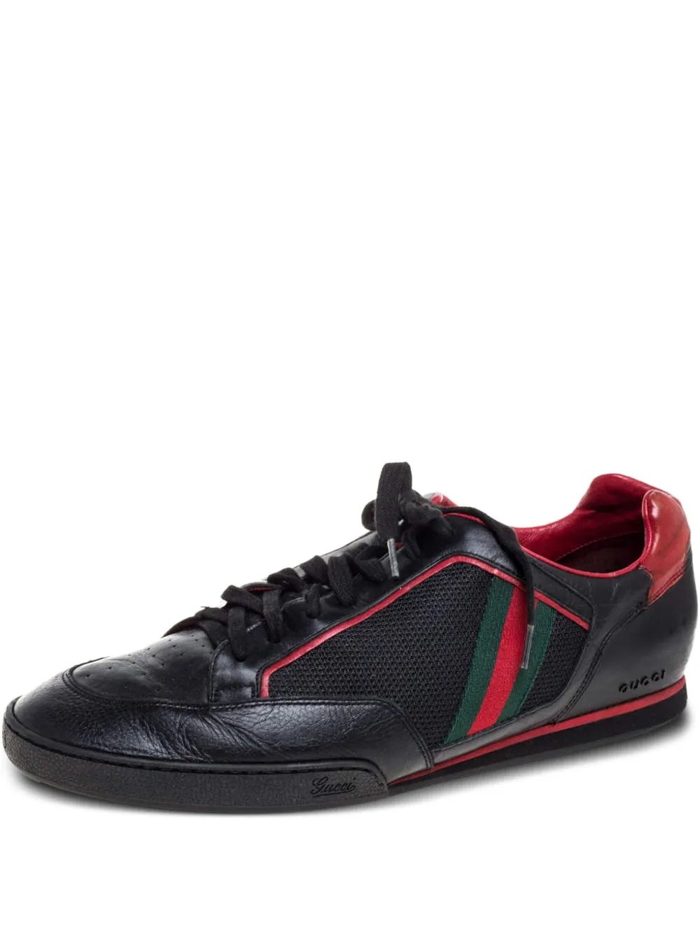 Web-stripe sneakers