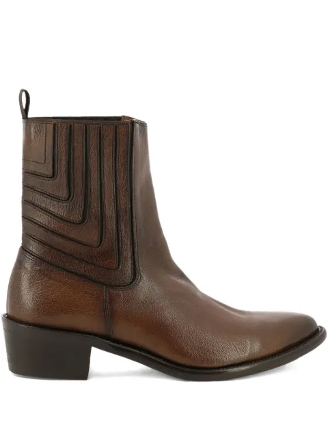 sturlini firenze leather panelled ankle boots