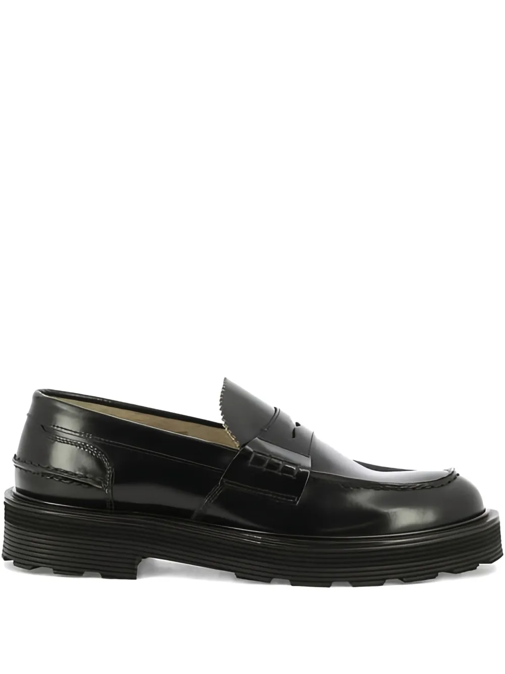 Sturlini firenze penny leather loafers Black