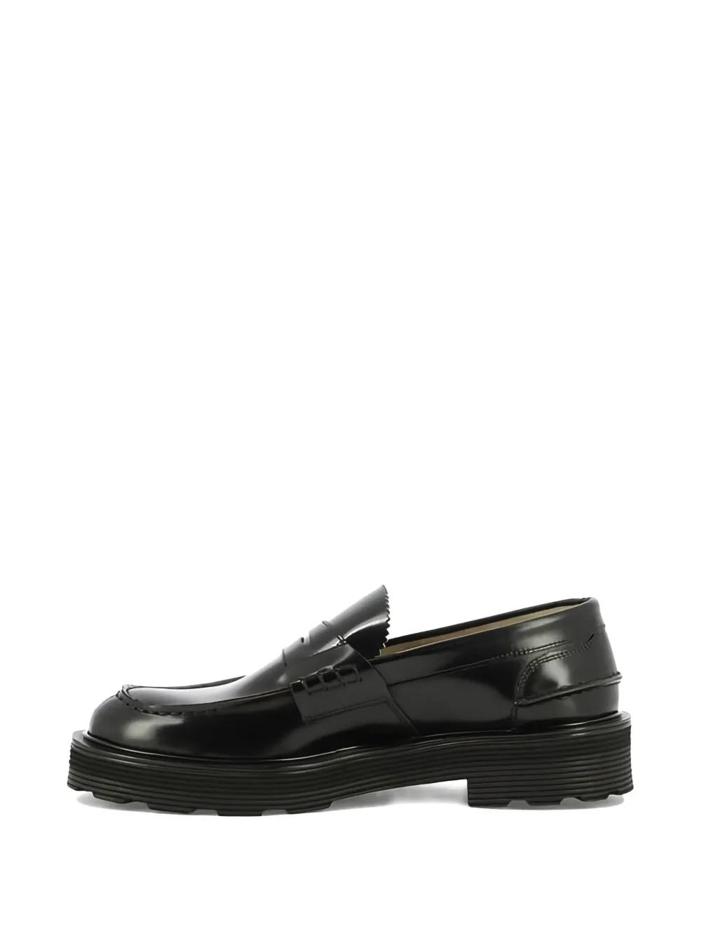 sturlini firenze penny leather loafers Black