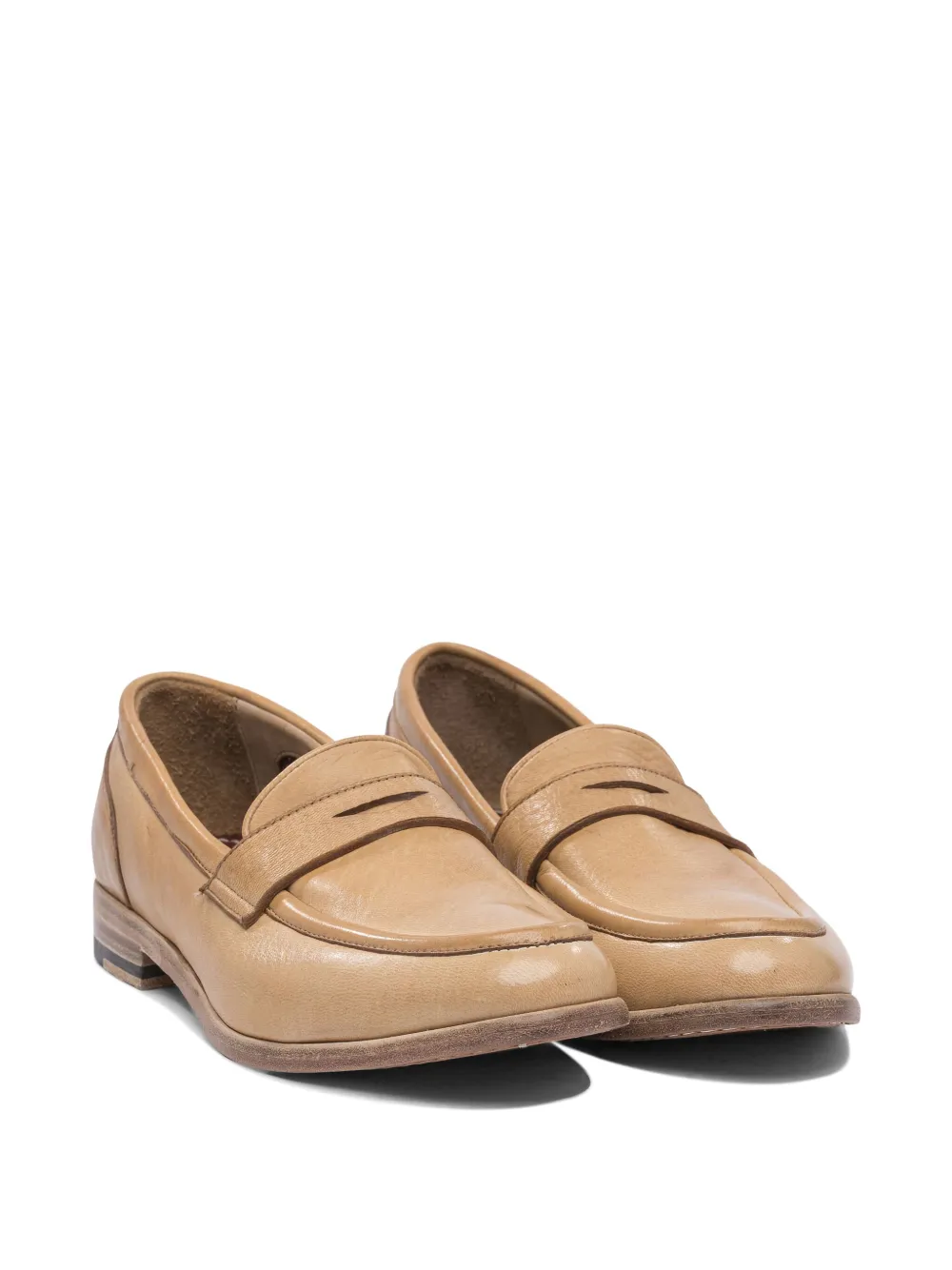 Sturlini firenze leather loafers - Bruin