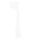 David Koma side-train lace top - Neutrals