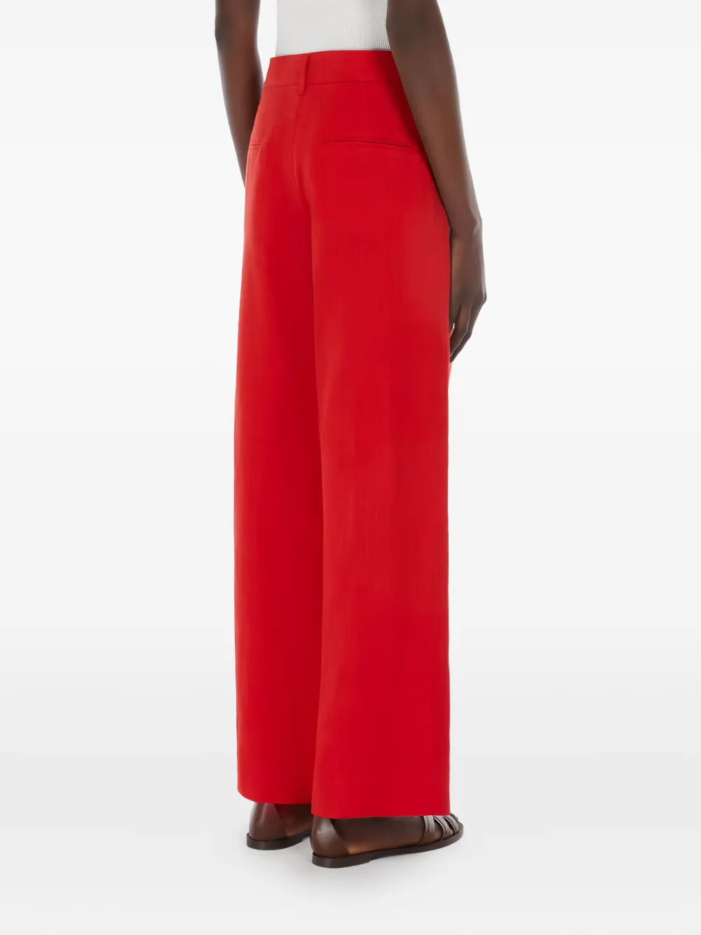 'S Max Mara Linnen broek Rood