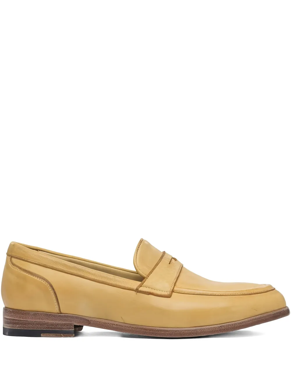 Sturlini firenze leather penny loafers Yellow
