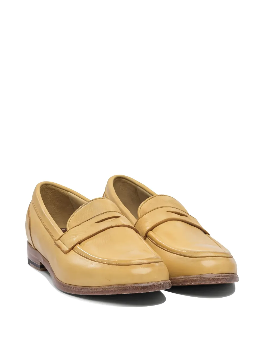 Sturlini firenze Leren penny loafers - Geel