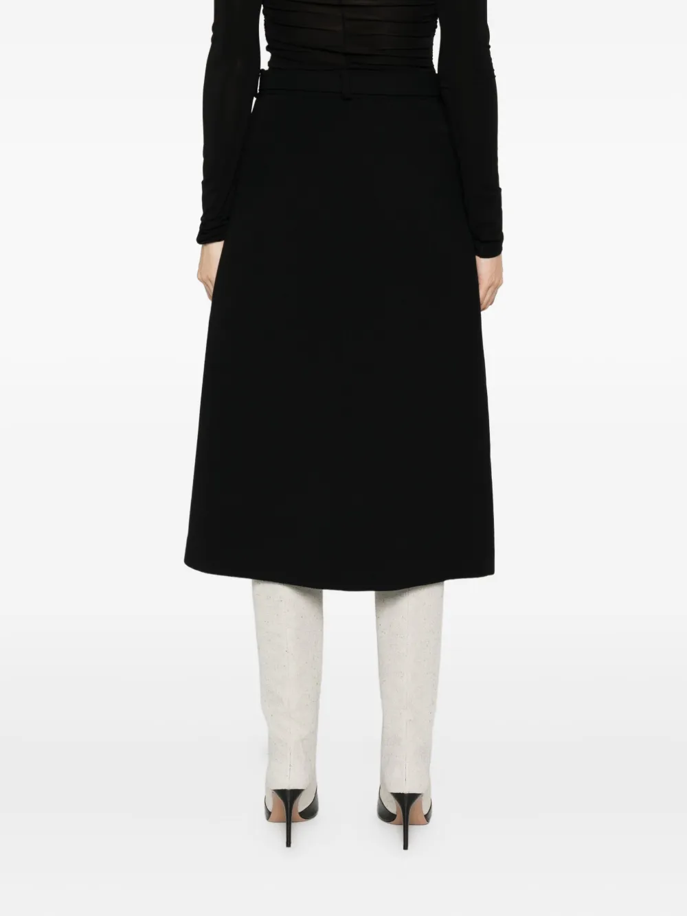 P.A.R.O.S.H. belted skirt Zwart