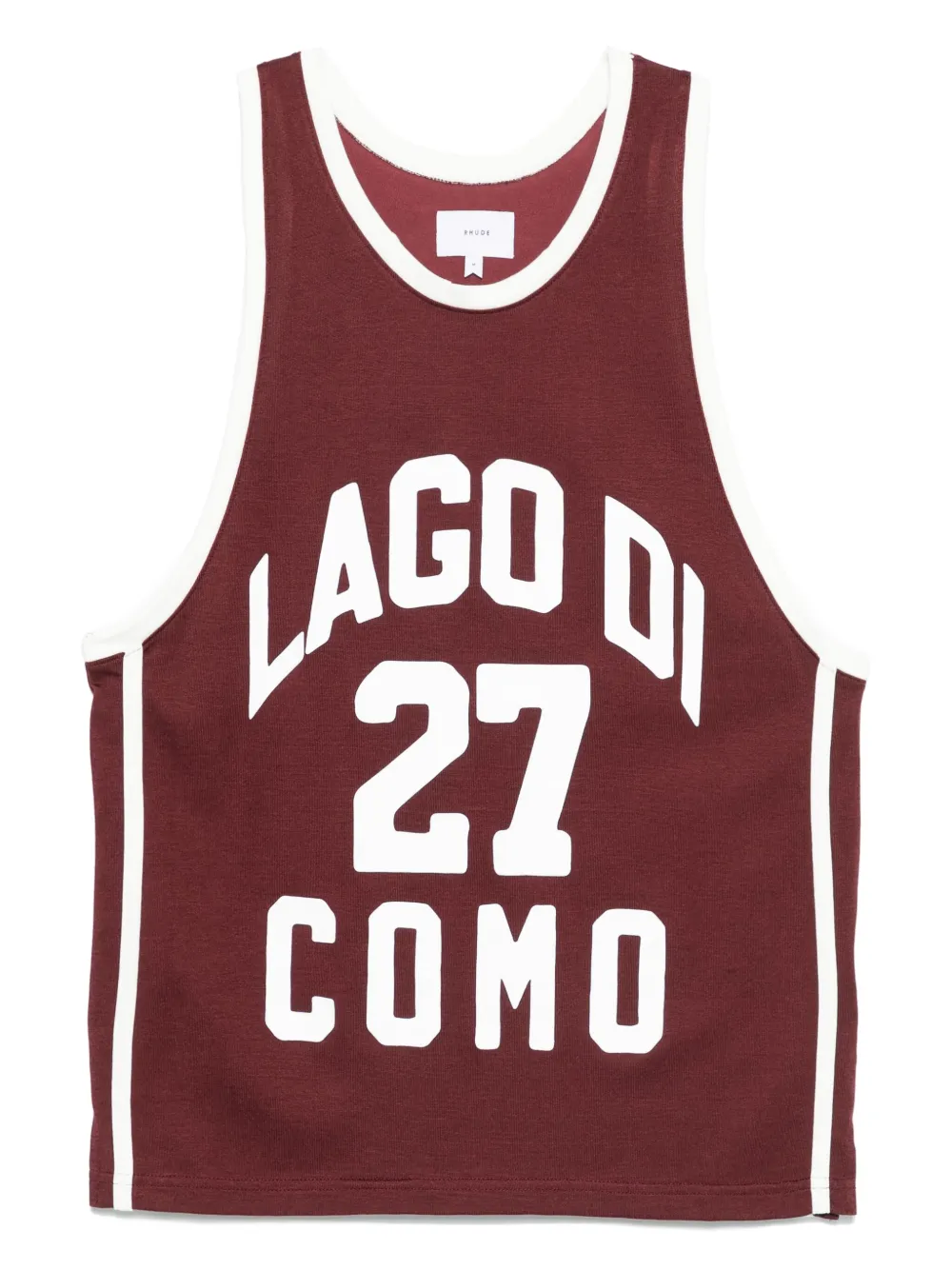 RHUDE x Como 1907 tank top | Red | Image 1